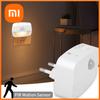 LED Night Light EU Plug In Smart Motion Sensor Light 220V Wall Lamp for Home Aisle WC Hallway Stair Kitchen Bedroom Night Lamp