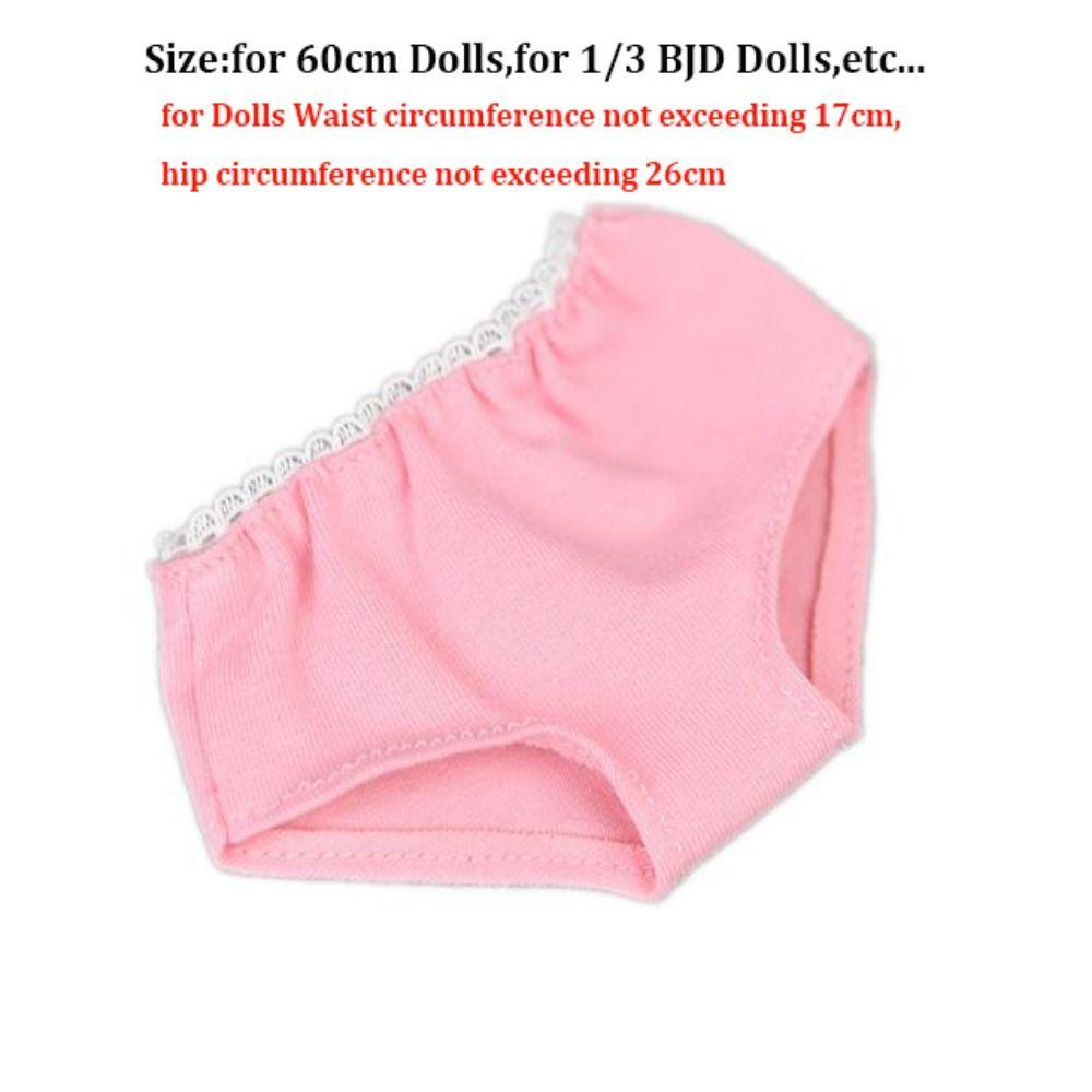 DIY Spitze Baumwolle Unterwäsche Niedliche Puppenkleidung Accessoires Slips Unterwäsche 1/3 BJD Puppe/60cm Puppe