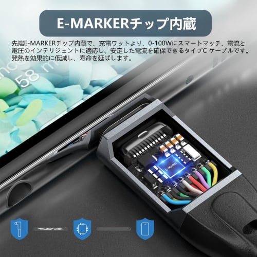 USB-C & USB-C Cable 3m LpoieJun [100W PD Compatible/USB 3.2 Gen 2x2-20Gbps Data Transfer] PD3.0/QC3.0 Ultra Fast Charging 4K/60Hz Video Output Ultra D