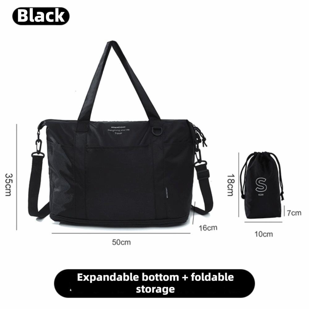 Lightweight Travel Duffel Bag Large Capacity Shoulder Bag Expandable Duffel Bag  Travel Use