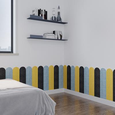 Ochranné polstrování stěn proti nárazu pro děti Peel and Stick Samolepicí Ochranný Stěnový Panel Čelo postele pro Hernu Dětský pokoj