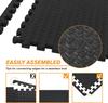 KUUJOJO Fitness with EVA Foam Interlocking Tiles for Mixed Martial Arts, Exercise, and Home Fitness Mats, Floor Liner.