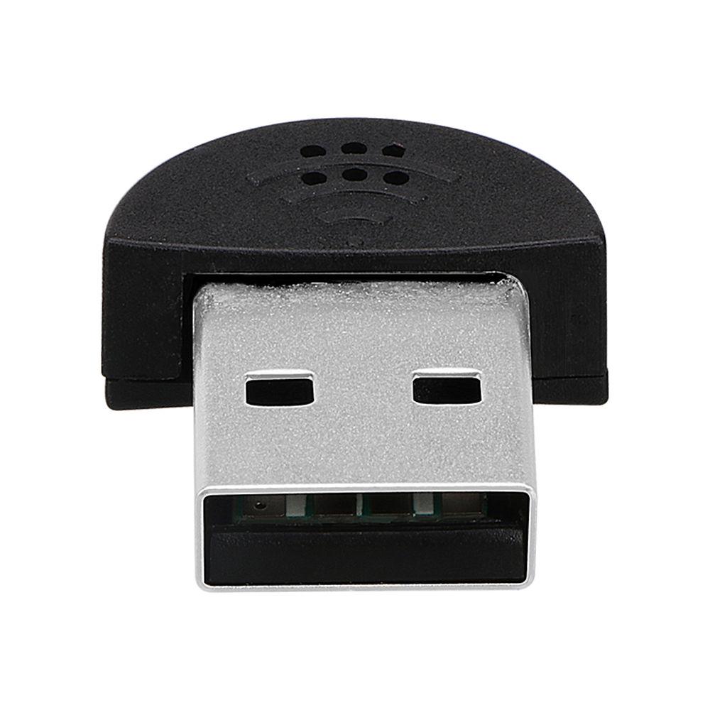 Adaptateur Audio Micro pour Ordinateur Portable et de Bureau Microphones Tube Vocal Mini USB 2.0 Micro Microphone