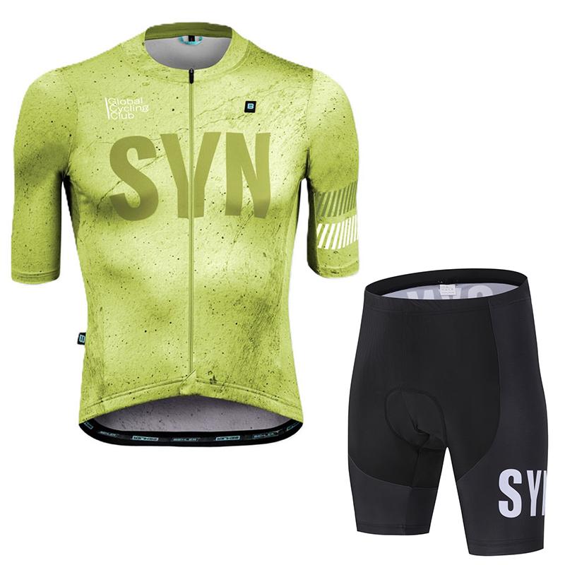Herren Fahrradsportbekleidung Set Sommer Atmungsaktiv 2026 Radsportanzug Kurzes Set Feuchtigkeitsableitend Schnelltrocknend Radtrikot Radhose