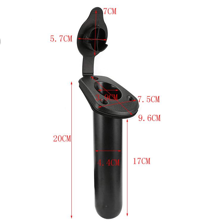 Kayak Fishing Rod Holder Embedded Angling Rod Socket Mount Bracket for Boat Marine Canoe Accessories
