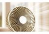 USB Rechargeable Oscillating Desktop Fan - Low Noise, Portable, Detachable, and Washable