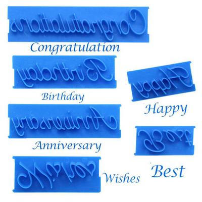 1 Zestaw Form do Pieczenia Ciasta Litera Wyciskarka do Ciastek Stempel Forma do Fondantu Dekoracja Ciasta