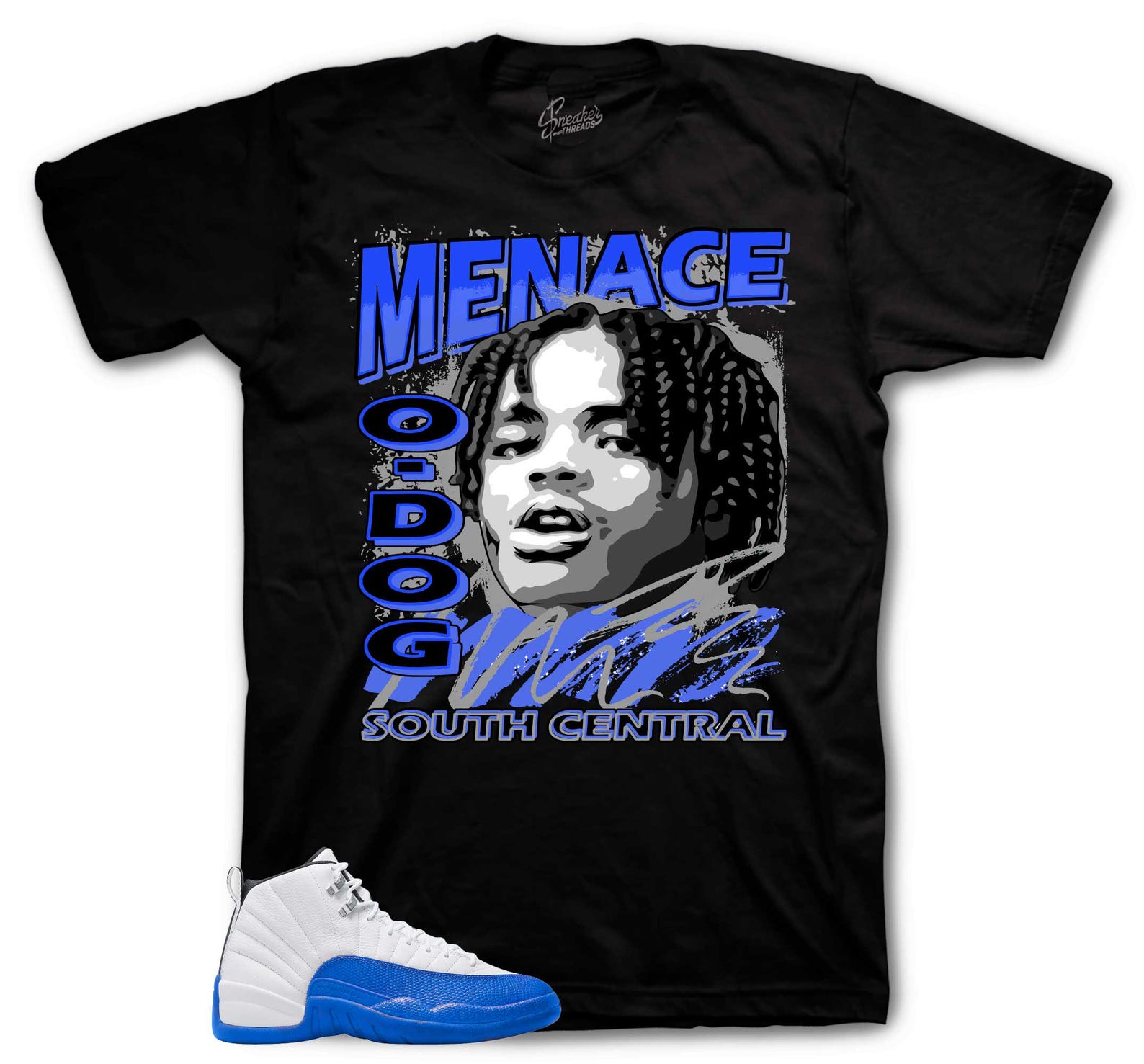 Shirts To Match Retro 12 Blueberry AJ12 Game Royal - Nineties Sneaker Tee L
