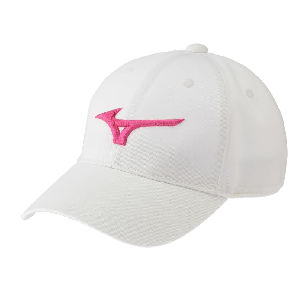 Mizuno RB Logo Tour Cap E2MWCA07 Men's White/Pink