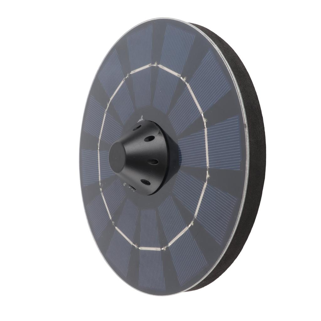 Solar Oxygen Pump 6V 2.5W Low Noise Energy Saving Portable Solar Water Air Pump for Fish Tank