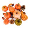 50Pcs/set Artificial Pumpkin Maple Leaves Pine Cone Halloween Thanksgiving Fall Table Home Decoration Photo Props Ornaments