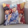 Anime Gin Tama Cartoon Series Square Pillowcase Soft Waist Sofa Cushion Cover Bedroom Room Pillowcase