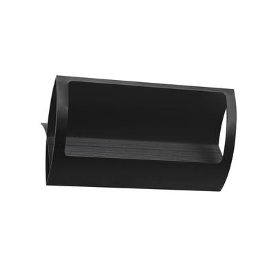 Stylish Aluminum Alloy Desktop Q Shape Business Card Holder for Tradeshows