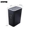 Uzavíratelný plastový odpadkový koš s víkem do kuchyně, obývacího pokoje a ložnice - Velká kapacita