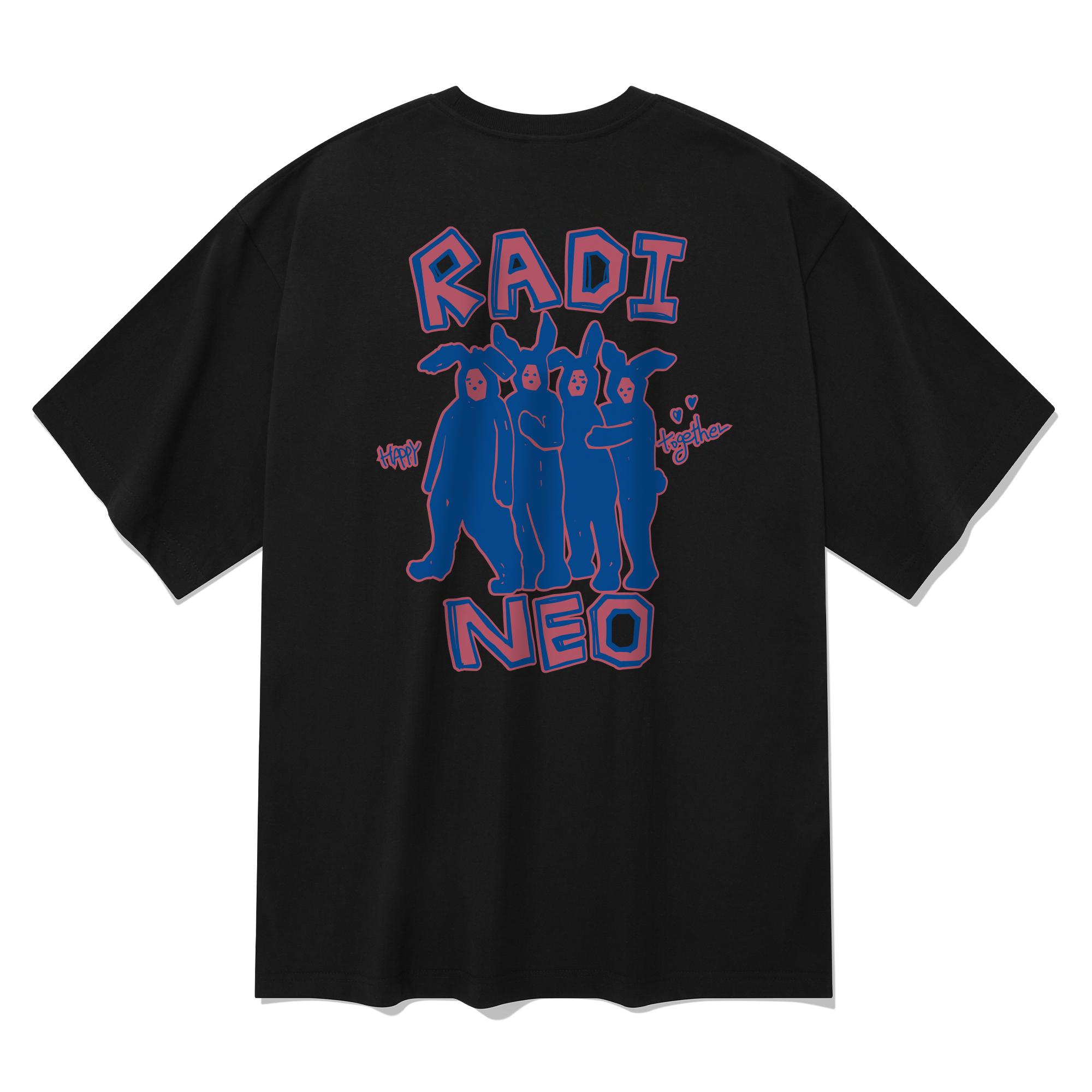 Radineo Happy Together Short-Sleeve T-Shirt Black L