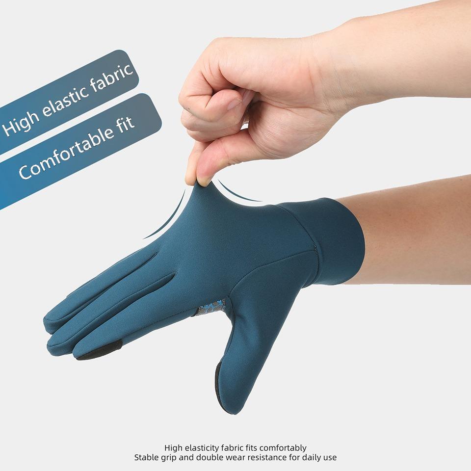 Loogdeel Winter Warm Touchscreen Gloves for Men Women Cycling Running Sports Outdoor Thin Velvet Edition