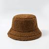 Fashion Lamb Wool Solid Color Soft Plush Hat Vintage Fisherman Cap Outdoor Trend