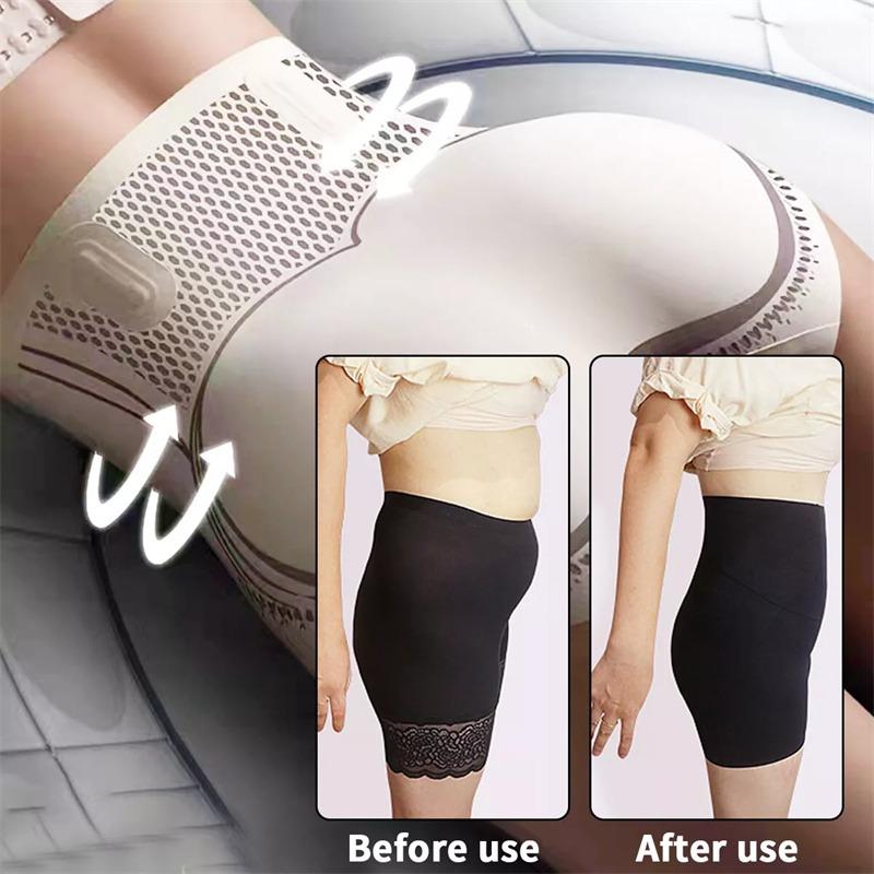 1 X Ice Silk Shapewear Panty High Waisted Tummy Tucking & Hip Lifting Fiber Repair Shaping Panty Postpartum Girdle Body Panty