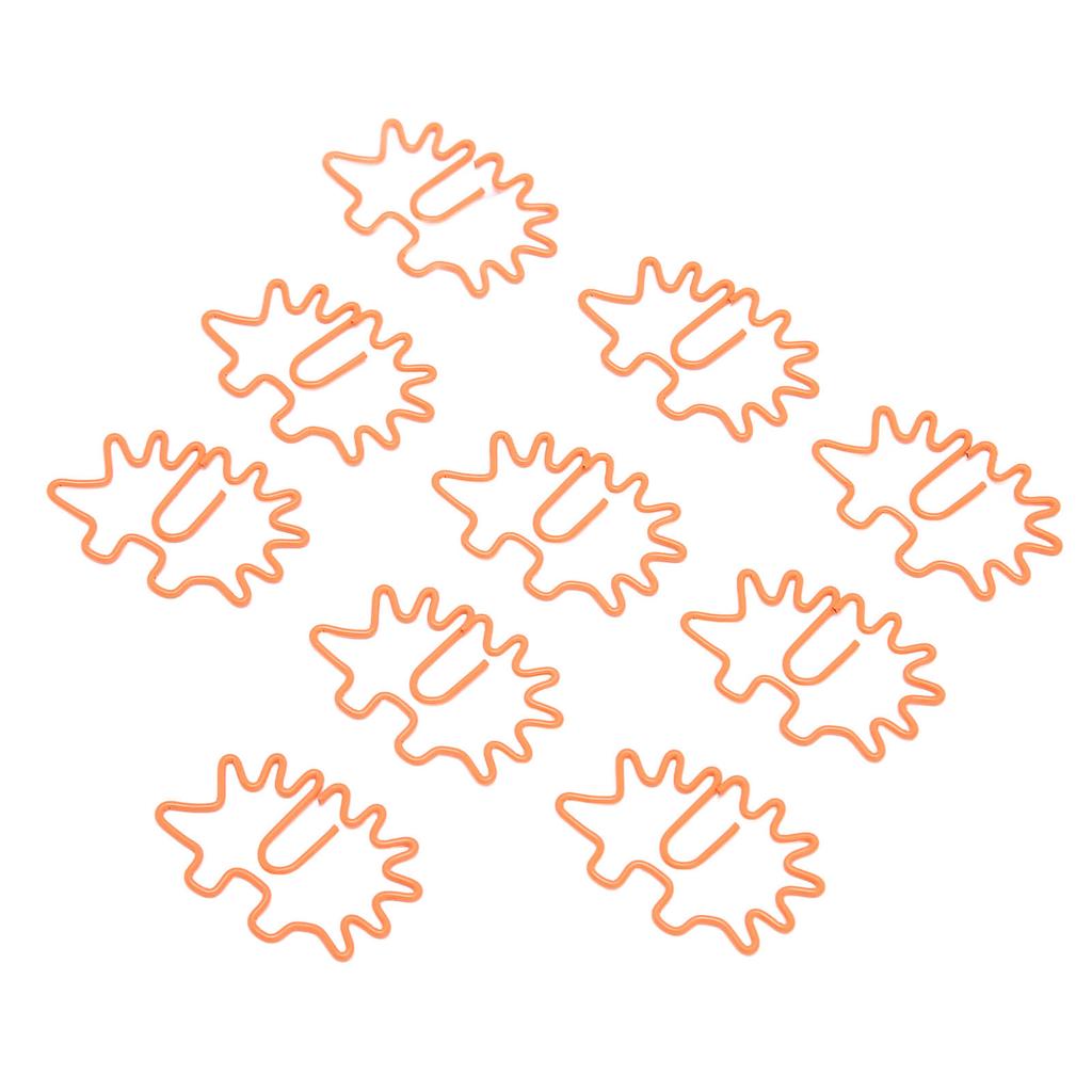 100pcs Paper Clips Portable Mini Cute Hedgehog Shape Rustproof Electroplated Metal Paper Clips For File Classification