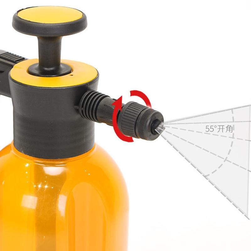 Multi-functional Hand Pump Foam Sprayer Nozzle Hand Pneumatic Foam Cannon Auto Wash Spray Bottle Car Window Cleaning 2L