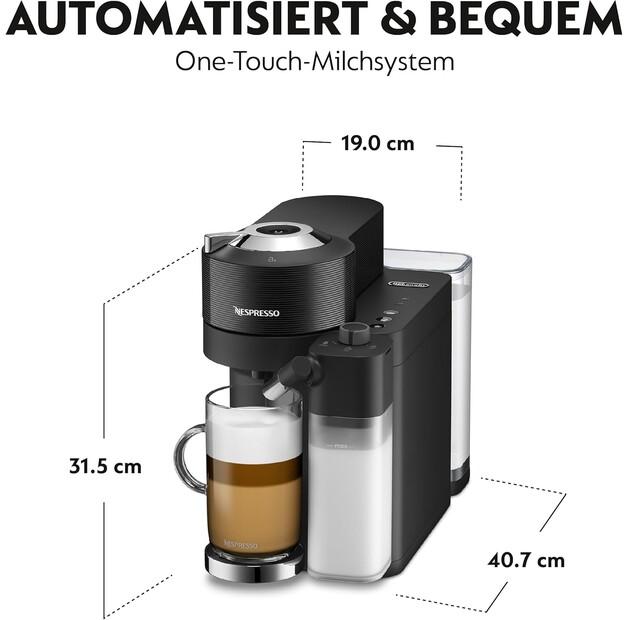 Капсульная кофемашина DeLonghi ENV 300.B Vertuo Lattissima schwarz