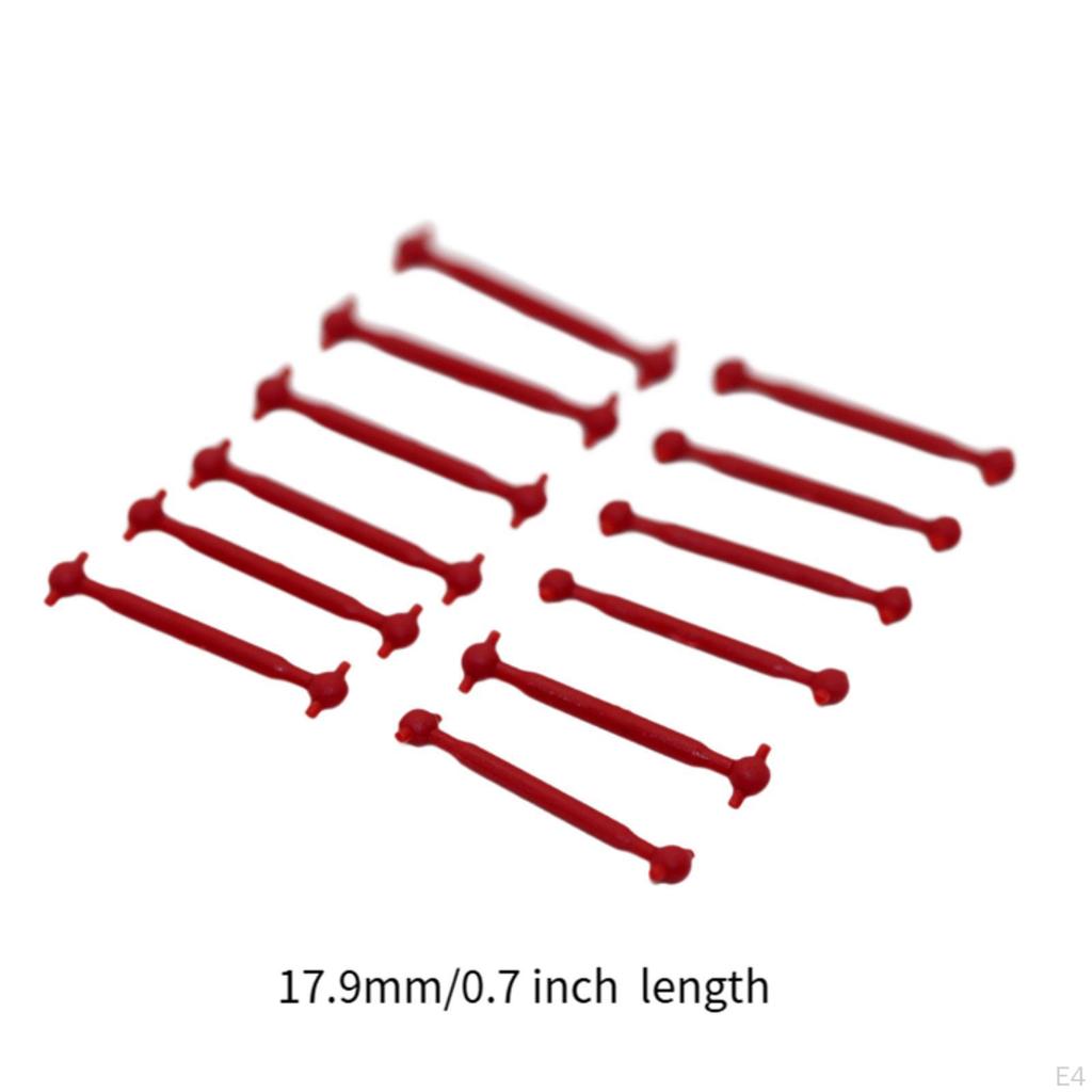 12 Items 1/87 HO Scale Shaft Connector for Model Railways, Train Accessories