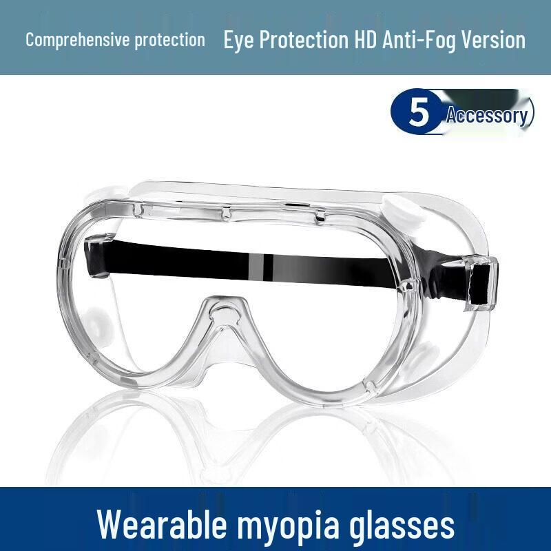 Ally Anti-Fog Full Enclosed Safety Goggles (5 Pack)