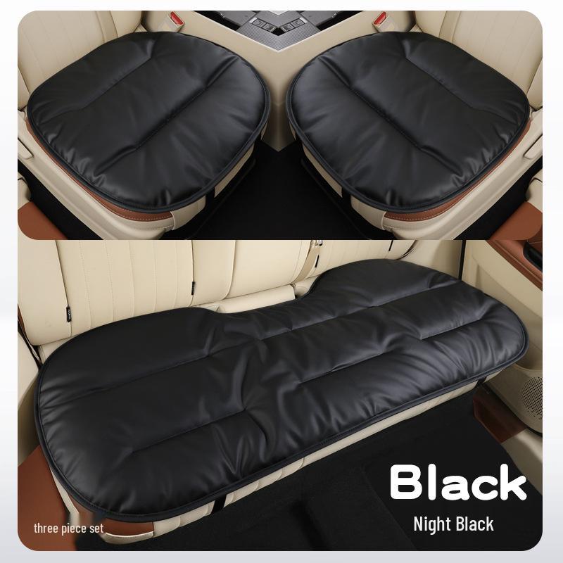 Napa Leather Car Seat Cushion - All-Season Cover for Mercedes-Benz, BMW, Tesla, Volkswagen