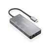 Hub aisens usb-c dock 9 en 1 usb-c 2xhdmi rj45 2xusb-a 3.0 usb-a 2.0 pd