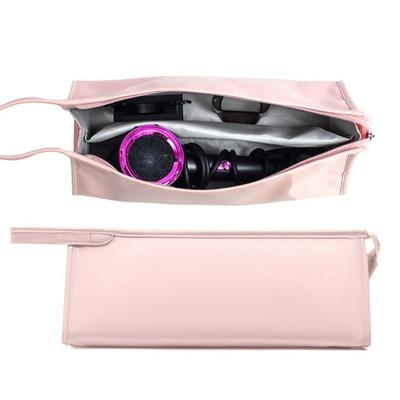 Portable PU Leather Hair Dryer Storage Bag Travel Case For Dyson/Airwrap Styler/Shark Flexstyle Carrying Supersonic Hair Dryer