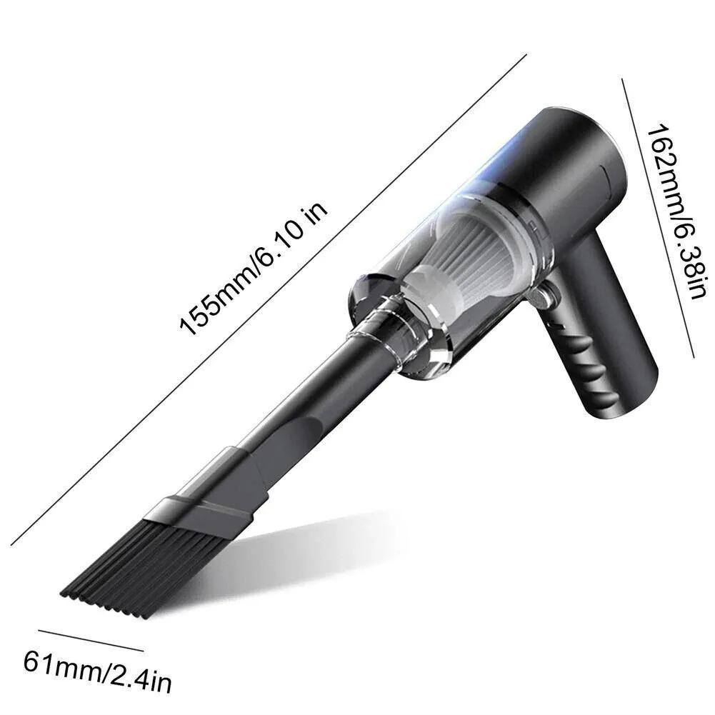 9000PA Odkurzacz samochodowy 4 w 1 o dużej mocy, wydajny odkurzacz do czyszczenia domu, inteligentny odkurzacz ręczny na mokro i sucho