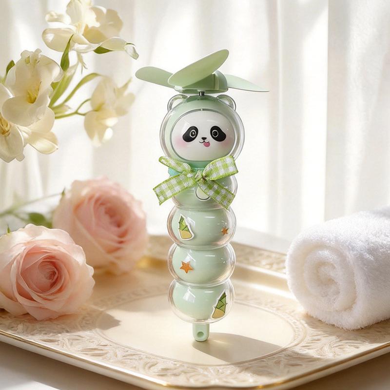 Portable Mini Handheld Fan with Lanyard and Custom Logo - USB Rechargeable for Outdoor Use