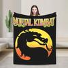 Mortal Kombat Smoke MK Blankets Fleece Warm Throw Blankets for Bedroom Sofa Bedspread
