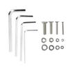 1220PCS Screw Nut Washer Kit Flat Head Hex Socket 304 Stainless Steel M2 M3 M4 M5 Screw Assembly Kit