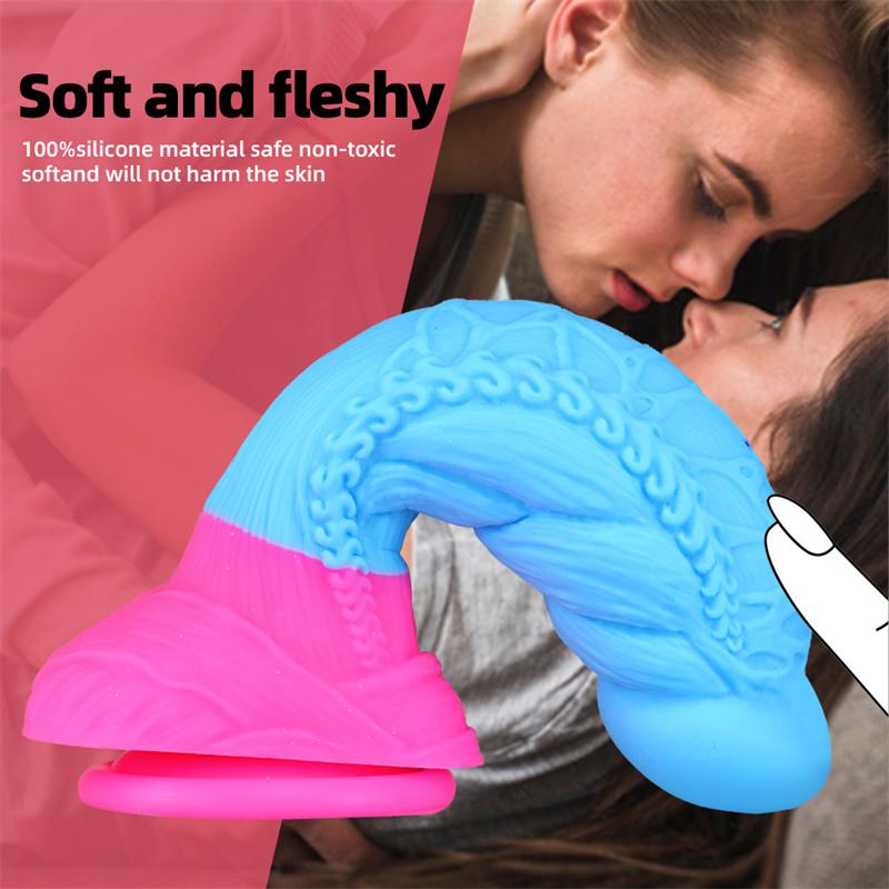 Female Flamingo Masturbation Device Realistic Sensuality Simulation Dildo Liquid Silicone Adult Products
