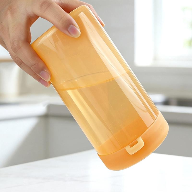 Clear View Silicone Seal Storage Jar For Easy Content Identification In Kitchen Supplies Without Opening The Lid