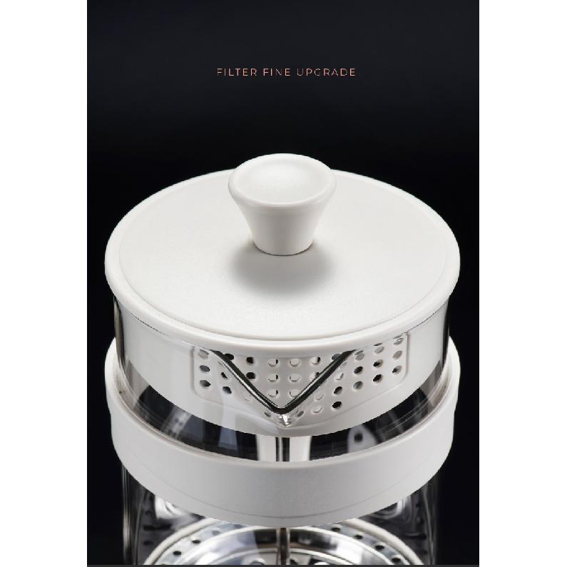 GIANXI Cafeteira Prensa Francesa Barista Ferramentas Jarra de Café Pote de Cerveja Casa de Vidro de Aço Inoxidável Soco de Mão