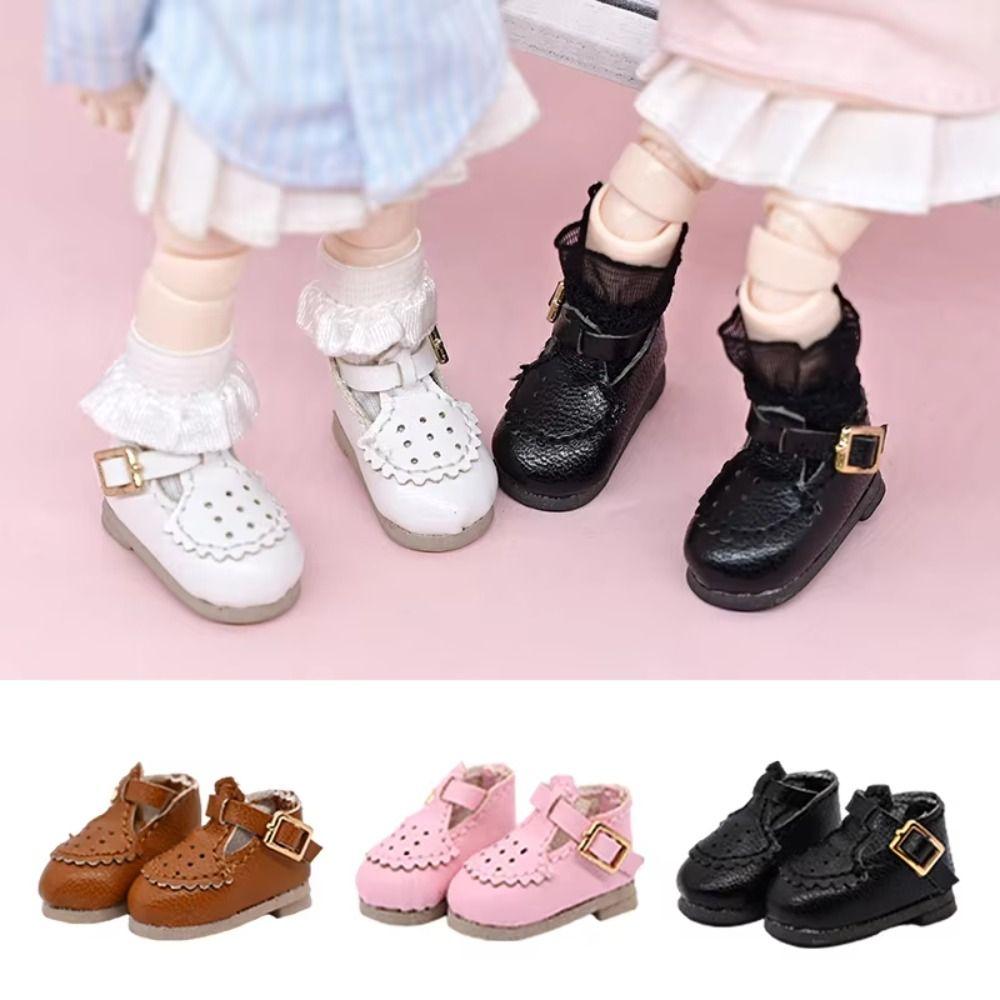 1 Pair T-Back Obitsu 11 Doll Shoes Flower 1/12 Bjd Casual Shoes Lovely 1/12 Bjd Doll Shoes Children