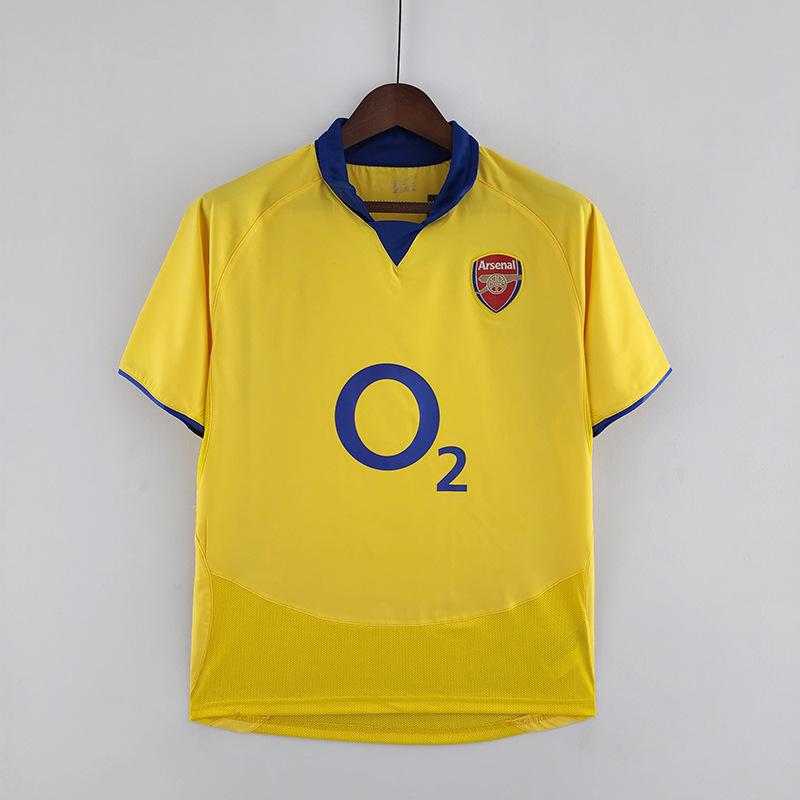 Arsenal home match 9394 retro jersey, number 14 Henry Bergkamp, 0506 Arsenal short-sleeve football jersey