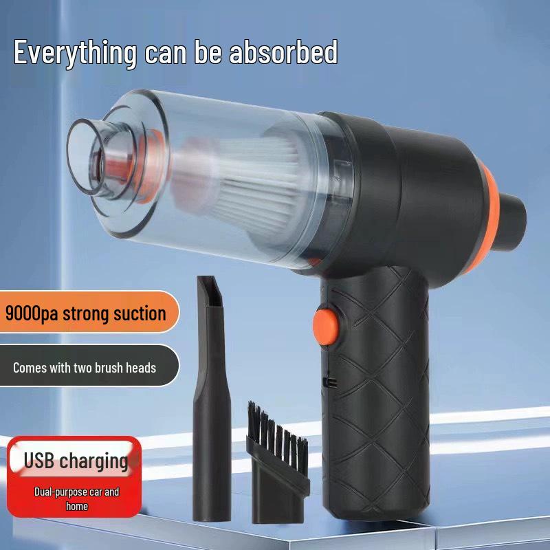 High-Power Wireless Handheld Vacuum: Dual-Use for Car, Home & Sofa with Strong Suction