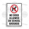 No Dogs Allowed Metal Sign Beware of Dog Private Property Warning Plaque Alert Dog-Free Zone Security Keep Dogs On Lead