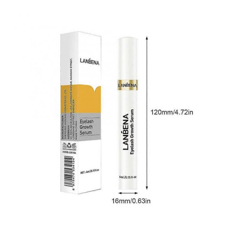 Natural Longer Thicker Fast Fuller Enhancer Eyelash Growth Serum Daily Nourishes