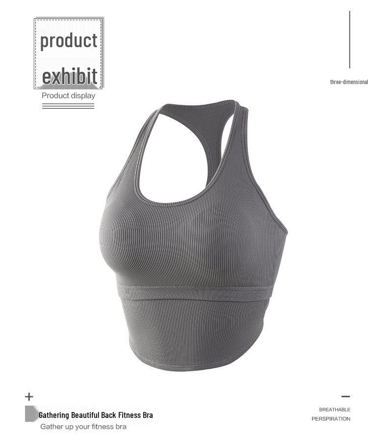 Women's Quick-Dry Yoga Vest with Fixed Chest Pad: Shockproof, Stylish Back, Ideal for Running & Fitness