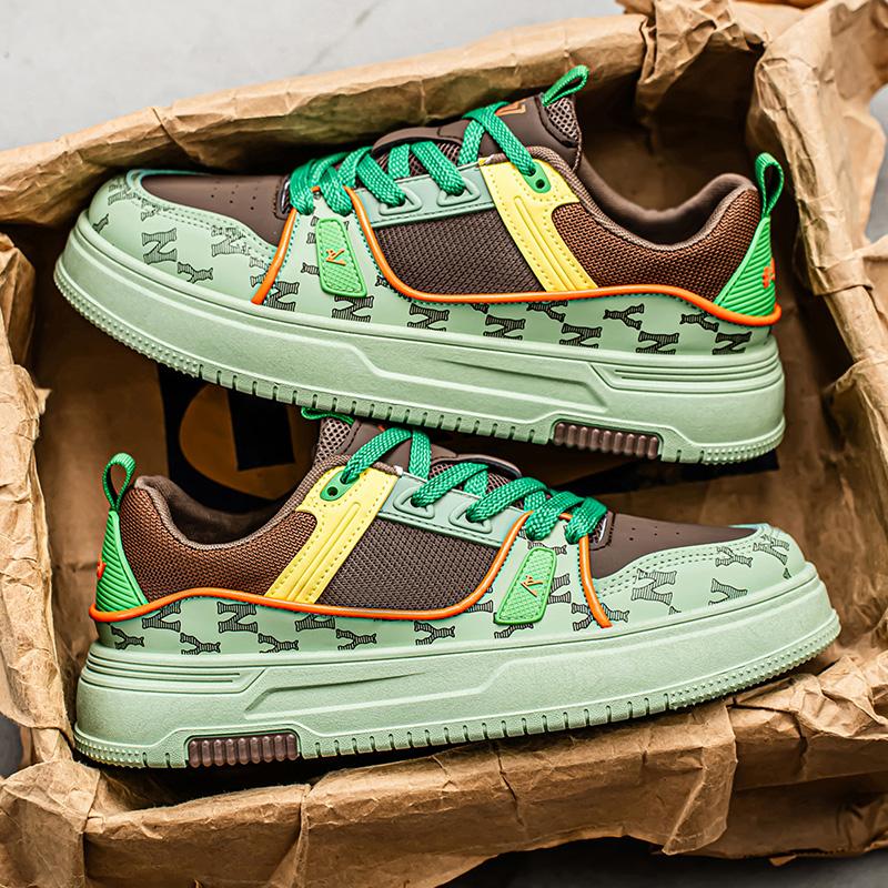 Original Orange Mens Sneakers Hip hop Streetwear Shoes Designer Skateboard Shoes Men Trend Casual Sneakers Sports 2025