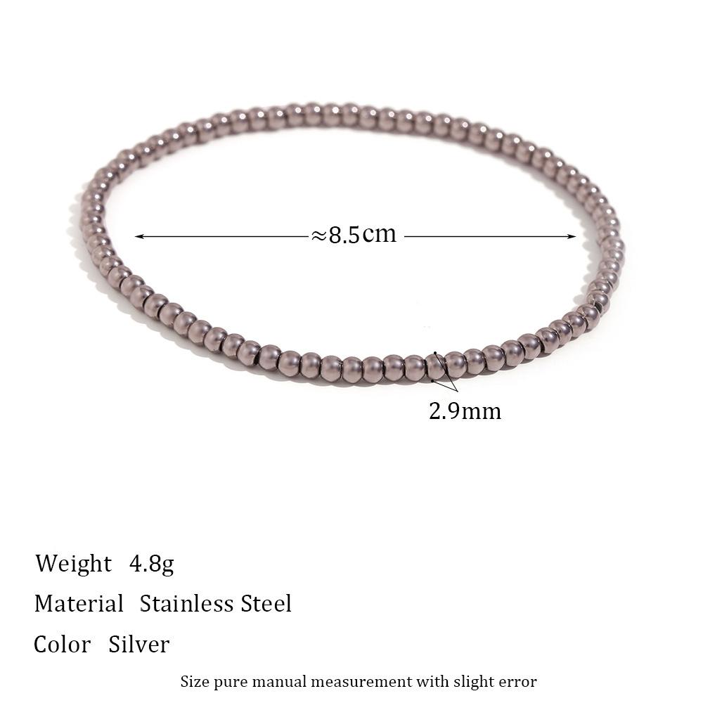 Beaded Daisy Chain Bracelet Women Trending Jewelry 2025 New Arrivals Stainless Steel 18k Gold Stretch Bracelets ALN25123401 trendy