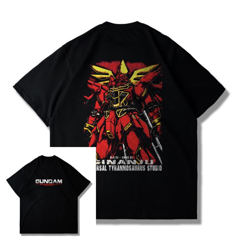 Gundam Graphic T Shirts Man Summer Y2k Clothes Womens Oversized Short Sleeve Tee Casual Anime Streetwear Brand Clothing Tops