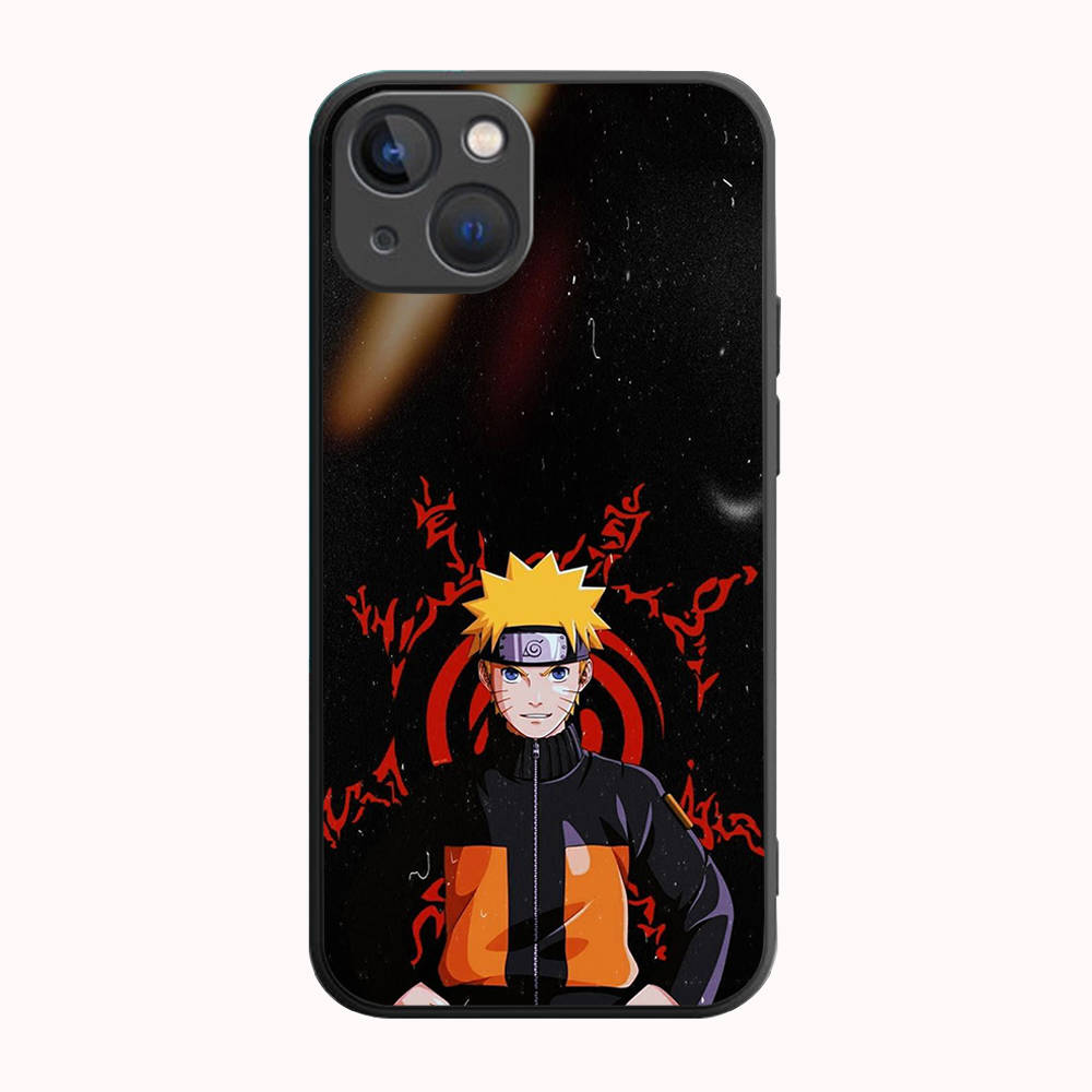 B-34 Naruto Černé pouzdro pro Samsung S24 S23 S22 S21 S20 FE S10 Lite Ultra S7 S8 S9 Plus A05S A11 A12 A13 A15 A22 A24 A25 A32 A52 A71 5G