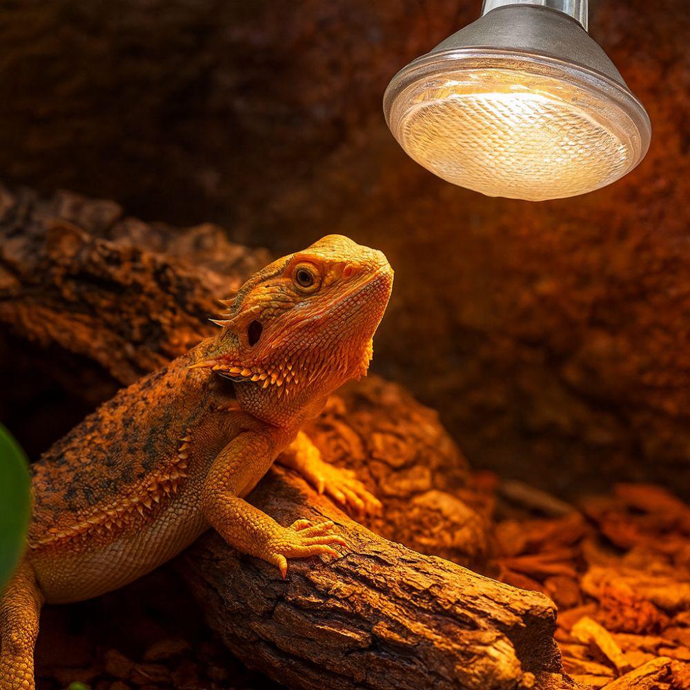 E27 Base Pet Heating Bulb Dimmable UVA Light Bulb Durable Heat Lamp  Lizards Habitat