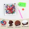 Wooden DIY Sticky Note Holder Diamond Art with 160 Papers Diamond Painting Memo Pad for Home Office and School Supplies