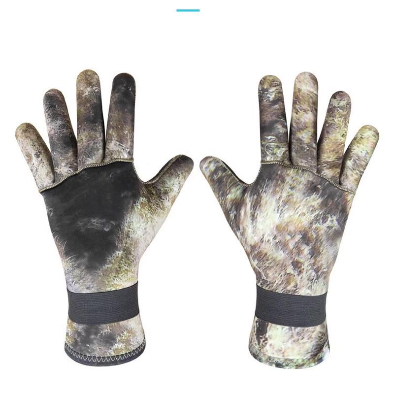Camo Snorkeling Outdoor Gloves